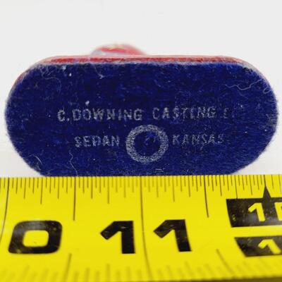 OLD CAST JAYHAWK FIGURINE MADE IN SEDAN KS