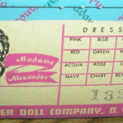 1972 Madame Alexander 12" Meg from Little women series.  Old logo on original box