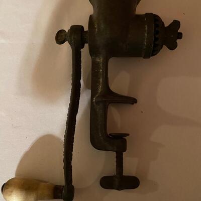 Antique universal meat grinder