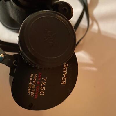 Vintage Skipper binoculars with case