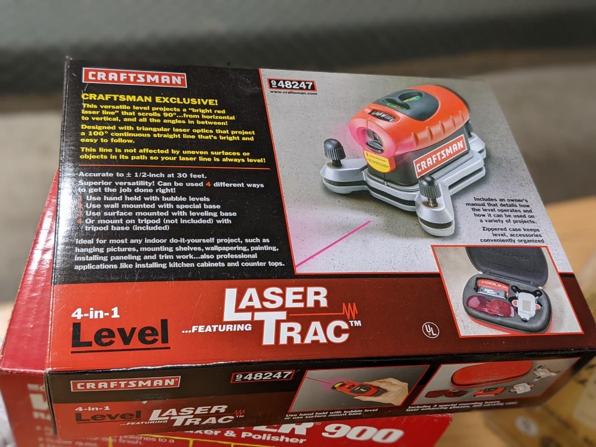 NIB Craftsman 4 in 1 Laser Trac Level
