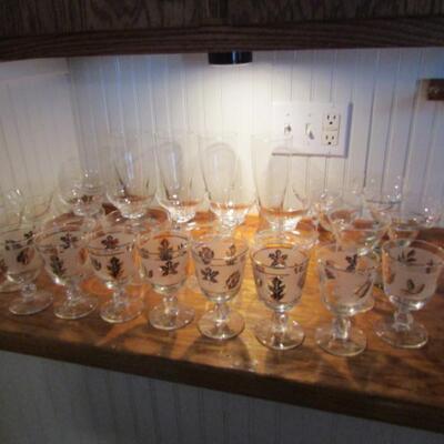 Nice Variety of Glass Bar Ware-