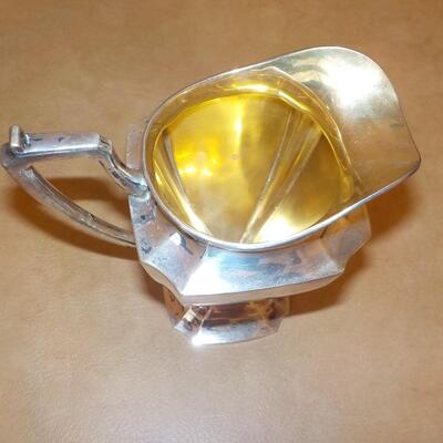 1/2 pint Juice sterling silver pitcher by Crown.