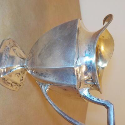 1/2 pint Juice sterling silver pitcher by Crown.