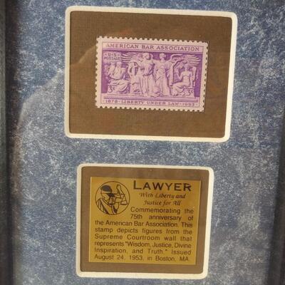 75 Year Commemorative "Lawyer" Stamp
