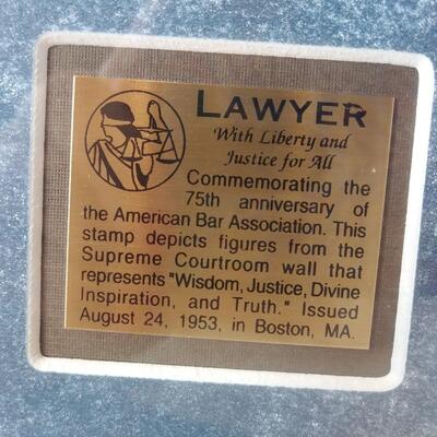 75 Year Commemorative "Lawyer" Stamp