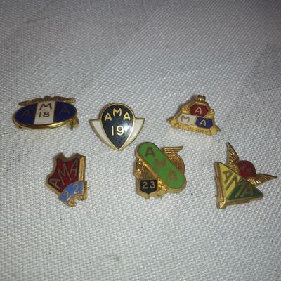 AMA Vintage Pins - Lot 5
