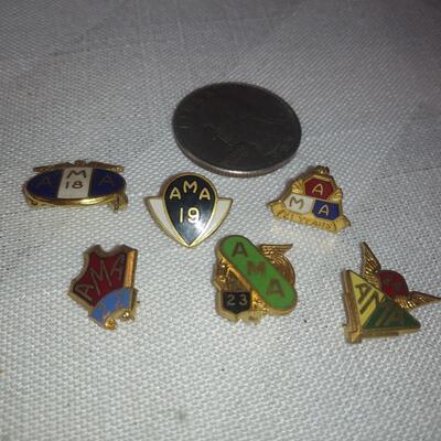 AMA Vintage Pins - Lot 5