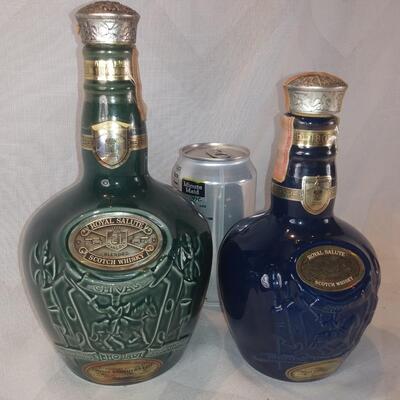 English Whiskey Bottles