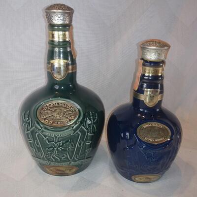 English Whiskey Bottles