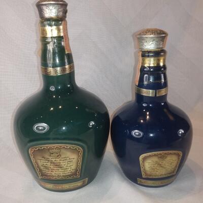 English Whiskey Bottles