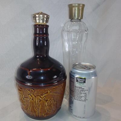 Whiskey Bottle Pair