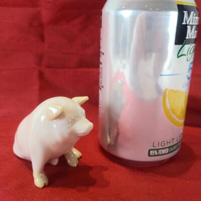 Belleek China Pig