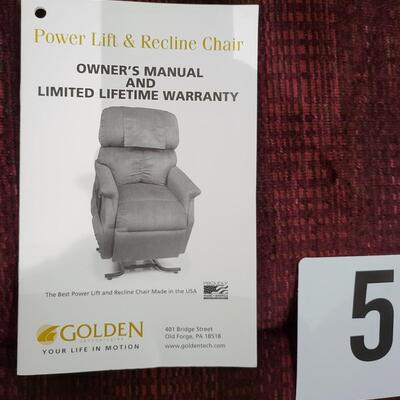 Golden Power Lift and Recline Chair