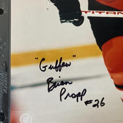 Brian Propp Signed Photo Autograph 8X10