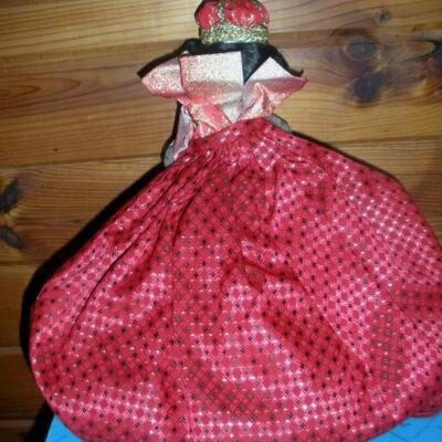 1992 WDWC Queen of Hearts Croquet Set ~ 10" doll with Pink Flamingo and hedgehog ~ Flamingo as is