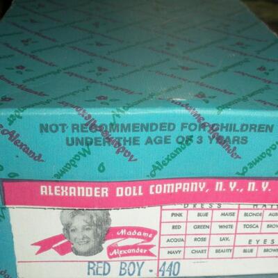 1976 Madame Alexander 8" Red Boy #440 in Box