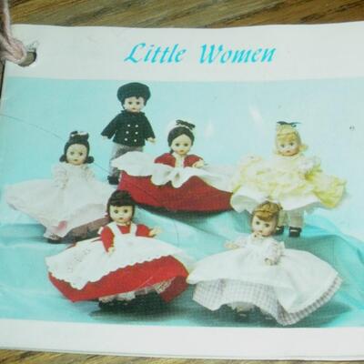 1974 Madame Alexander Alexanderkins Meg from Little Women Series Dress and Pinafore and orginal wrist tag.  No doll.
