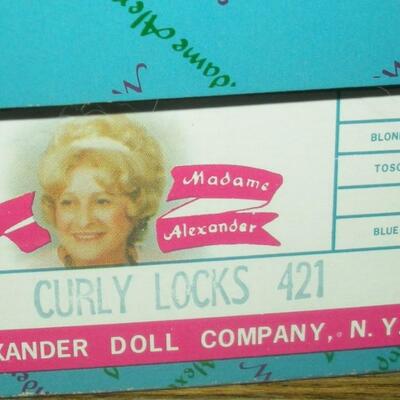 1987 Madame Alexander 8" Curly Locks #421 in Original Box