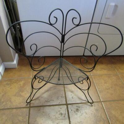 Folding Metal/Wire Stand - Butterfly Shape