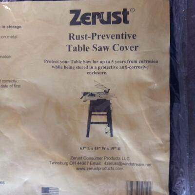 LOT 130  TOOL STAND AND RUST PREVENTIVE COVER