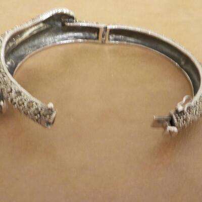 Sterling Dragon hand crafted bracelet.