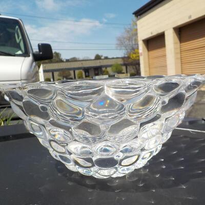 12 in lead crystal Sepora Bowl.