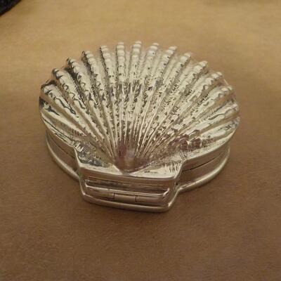 Sterling silver trinket box.