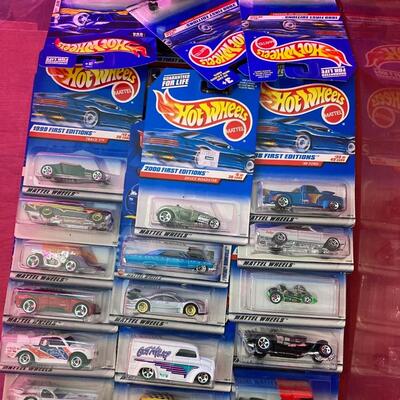 Collection of 80+ Hot Wheels from around 1999 First Editions NIP