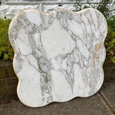 Antique marble table top replacement 24â€ x 24â€