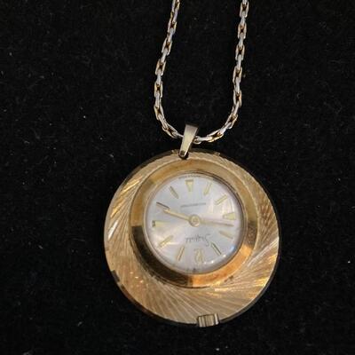 Sheffield Shock Resistant Watch Pendant and 26â€ Necklace