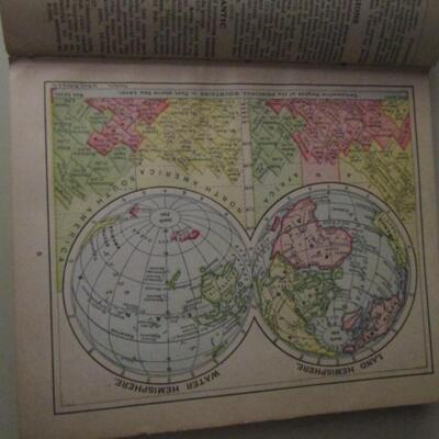 Antique Rand-McNally Dollar Atlas of-the-World:  1916 Printing