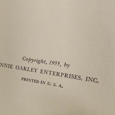 LOT 182   OLD ANNIE OAKLEY BOOK