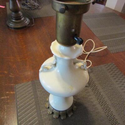 Vintage Art Deco Electric Lamp- Needs Shade- Untested