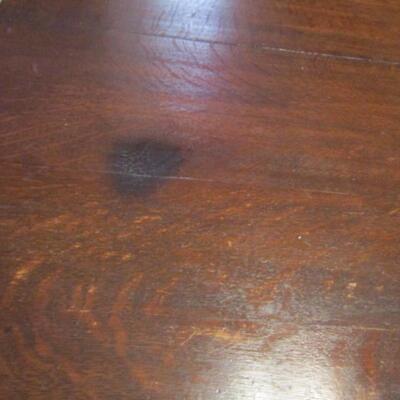 Antique Paw Foot Solid Wood Round Table