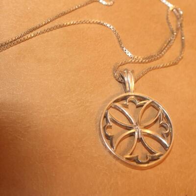 Sterling silver Celtic design.