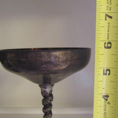 Four Coupe Style Stemmed Goblets