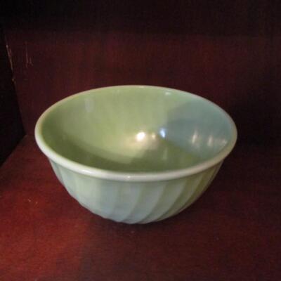 Vintage Fire King Jadeite Mixing Bowl- 9 Inch