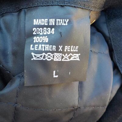 Leather Scully Hat , Italy, ( Bailey" sz large.