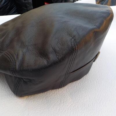 Leather Scully Hat , Italy, ( Bailey" sz large.