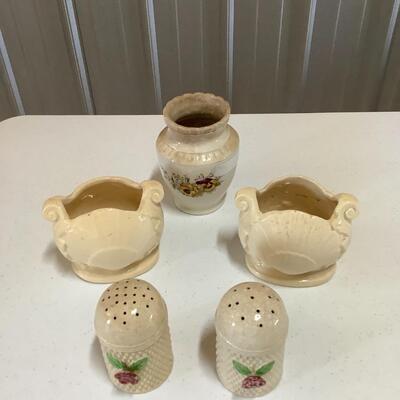 Antique pottery pieces