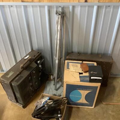 Antique camera and projectors