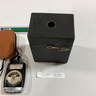 Antique camera and projectors