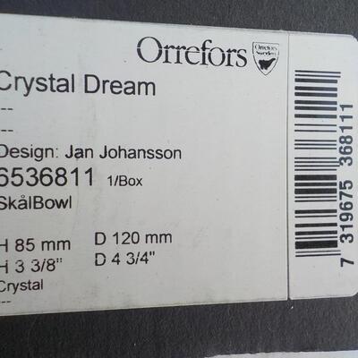 Orrefors Crystal  " Crystal Dream" Bowl.