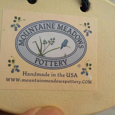 Mountain Meadows Pottery hand made.