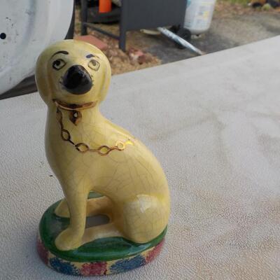 Staffordshire Figurine dog.