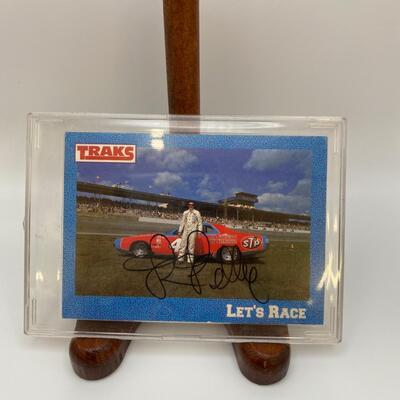 -5-  Signed Richard Petty | Tracks Let’s Race card