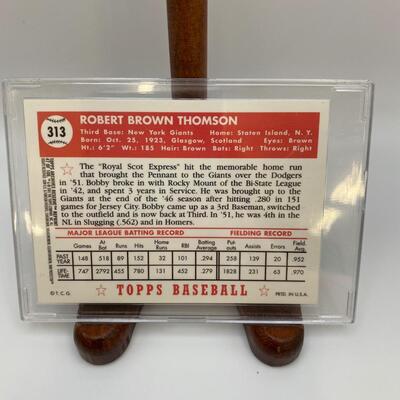 -12- Bobby Thompson | Giants Signed Card