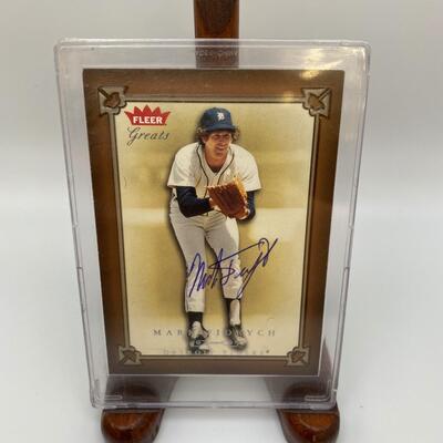 -16- Mark Fidrych | Detroit Tigers Signed Card