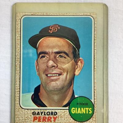 547  1968 Topps Gaylord Perry San Francisco Giants #85 Baseball Card